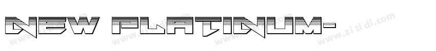 New Platinum字体转换